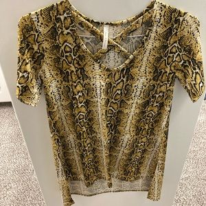 Snake Print Top